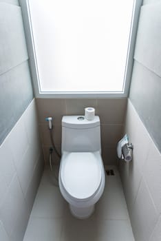 Toilet in the bathroom