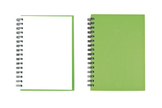 Blank NoteBook open two face