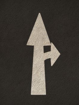 grunge arrow signs road