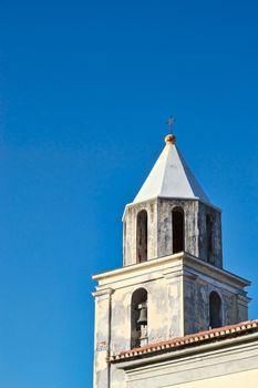 A view of Chiesa dell'Annunziata in Acciaroli, Cilento, Italy