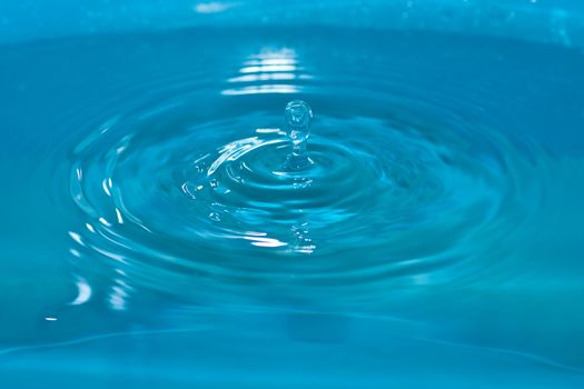 blue water drop
