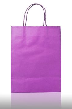 Bag for shopping isolated on white background