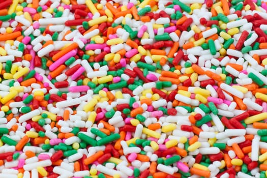 colorful sugar