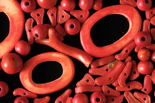 Red Coral Stones Ready to Make Handmade Jewelry