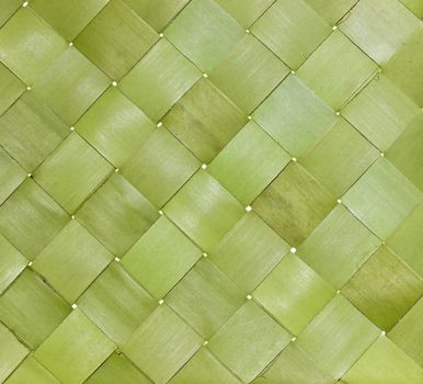 Native Thai style bamboo wall