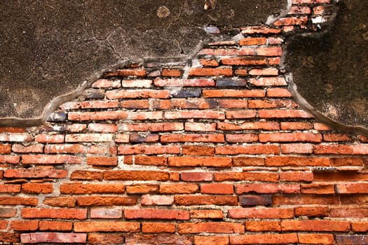 Red brick wall texture