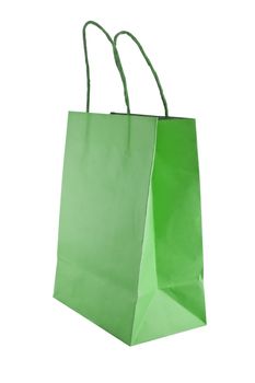Bag for shopping isolated on white background
