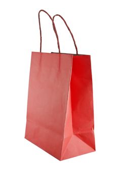Bag for shopping isolated on white background