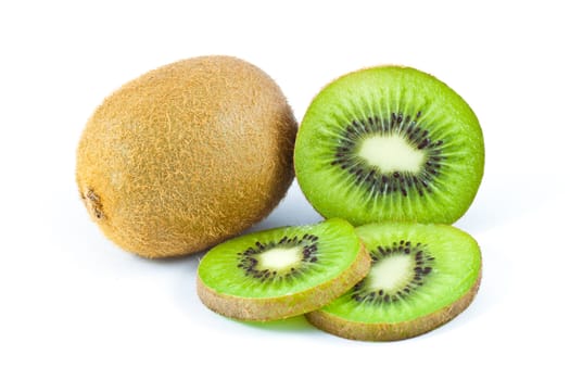 Kiwi on white