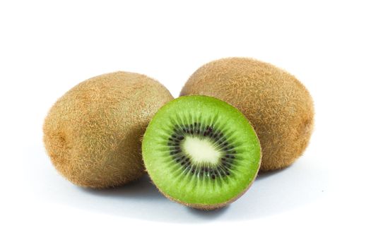 Kiwi on white