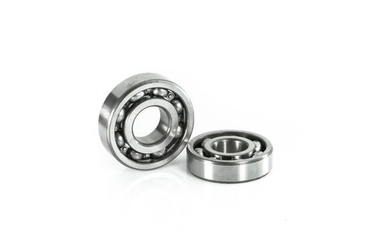 ball bearing, isolated over white