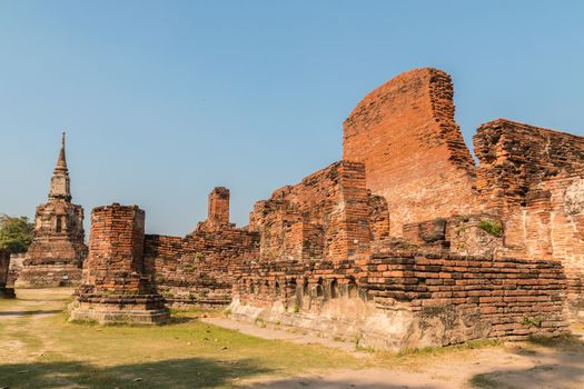 Ancient Temple Wat Mahathat, Ayutthaya, Thailand