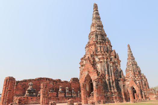 Temple Wat Chaiwatthanaram at Ayutthaya Thailand