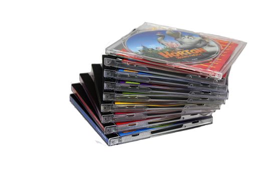 Nabeul background lie in a stack of nine disks