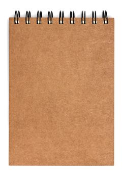 recycled paper notebook front cover
