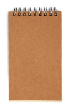 recycled paper notebook front cover