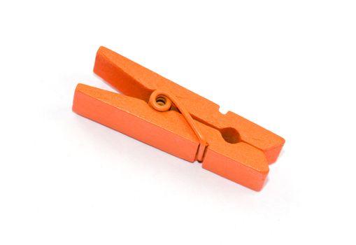 clothes pin on a white background