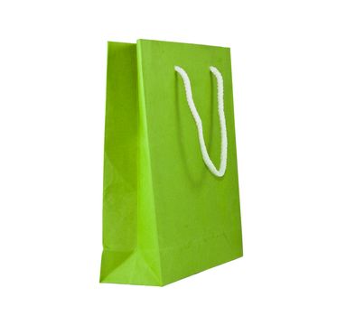 Bag for shopping isolated on white background