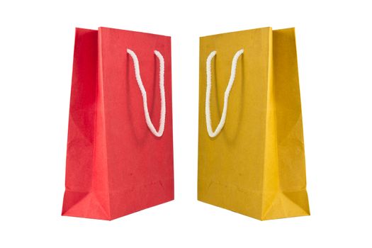 Bag for shopping isolated on white background