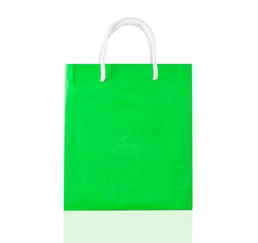 Bag for shopping isolated on white background