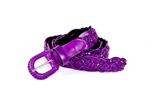 purple belt isolate