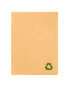 recycled paper notebook front cover