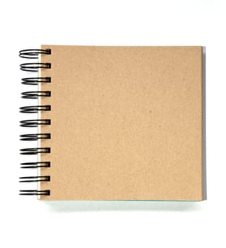 recycled paper notebook front cover