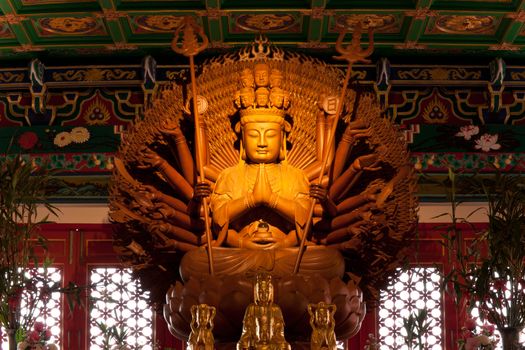 chinese god in thai temple