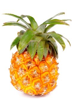 Fresh Sweet Pineapple isolated on white background