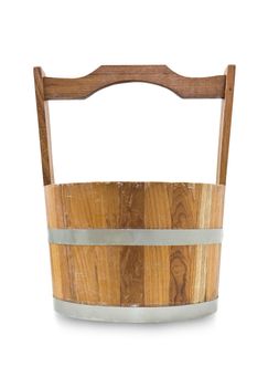 wooden bucket