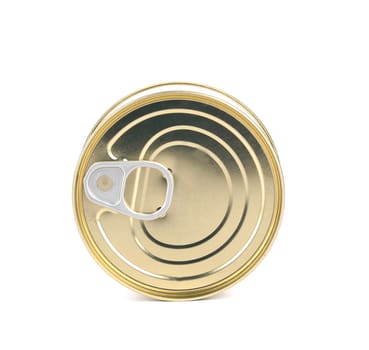 Closed can. Isolated on a white background.