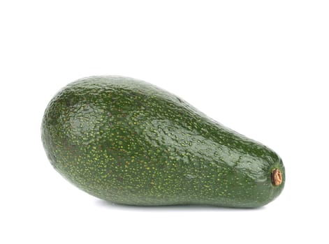 Ripe avocado. Isolated on a white background.