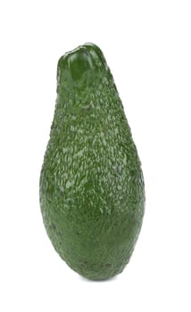 Fresh avocado. Isolated on a white background.