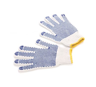 Working gloves. Isolated on a white background.