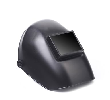 Side view of welding mask.