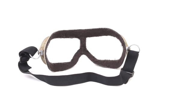 Protective eyeglasses. Isolated on a white background.