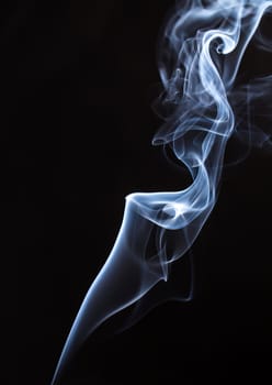 White smoke stream close up. Abstract. Whole background.
