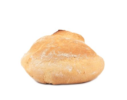White bread. Isolated on a white background.