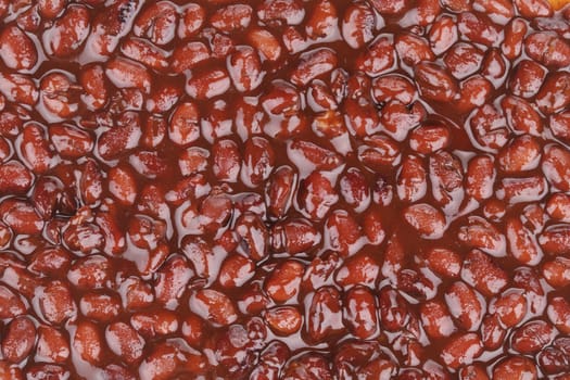 Red beans background.