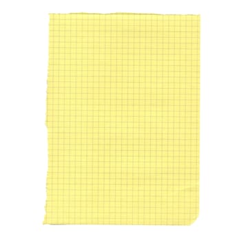 Blank yellow paper sheet useful as a background