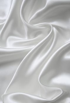 Smooth elegant white silk can use as background