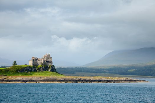 Duart Castle on the Isle of Mull in Scotland
