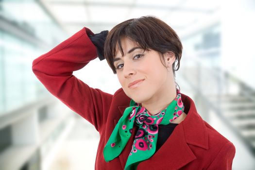 young business woman portrait at the office