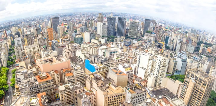 Panorama of Sao Paulo, Brazil