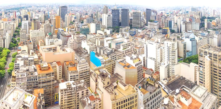 Panoramic view of Sao Paulo, Brazil