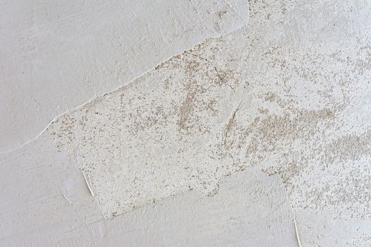 Preparation of Mortar Ceiling with Plastering Layer before Painting, Horizontal shot from below