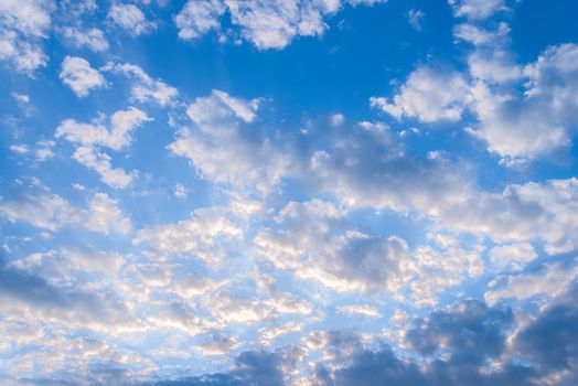 Blue Sky and Cloud Background