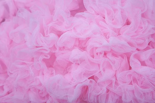 pink textured net fabric background