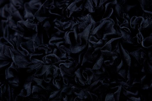 black textured ne fabric background