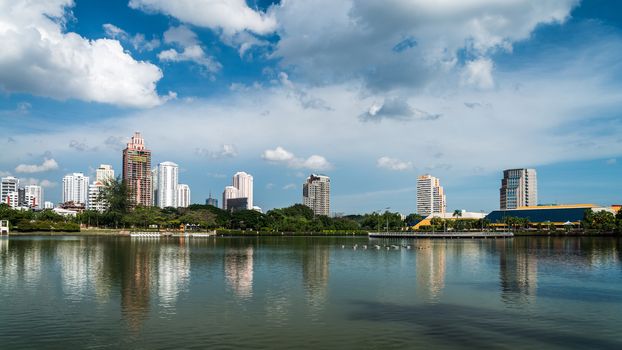 Benjakitti park, Bangkok, Thailand 